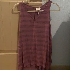 Hi low Knox rose tank